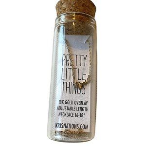 Kris Nations 18 Kt Gold LOVE Necklace